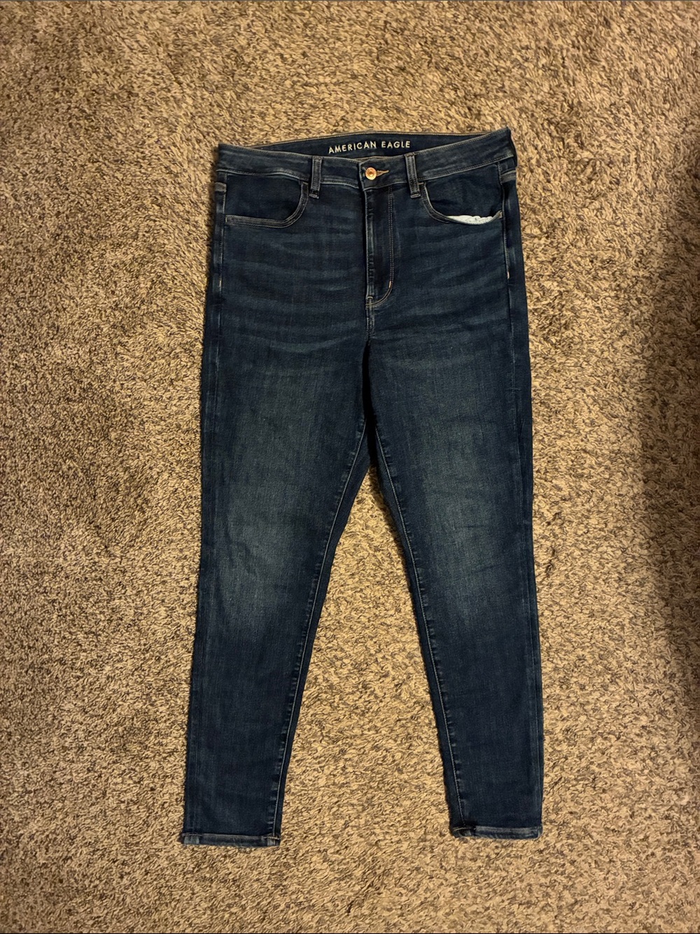 American Eagle Super Hi-Rise Jegging - size 12 short